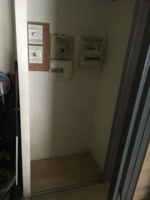Photo de la zone d'intervention à l'étage.