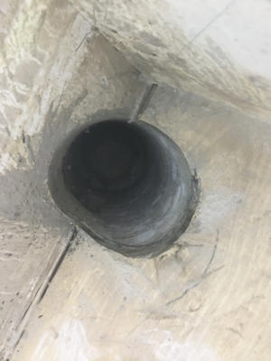 Photo vue rapprochée du passage réalisé